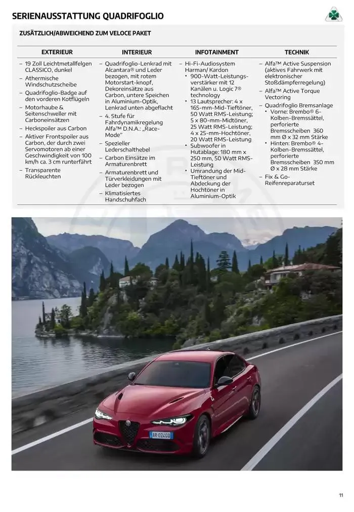 Alfa Romeo Giulia von 20. Februar bis 20. Februar 2026 - Flugblätt seite  11