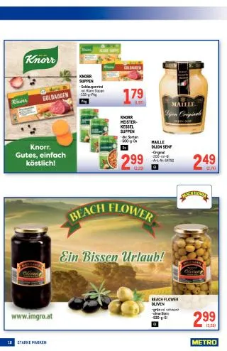 METRO Flugblatt Food von 3. September bis 16. September 2026 - Flugblätt seite  18