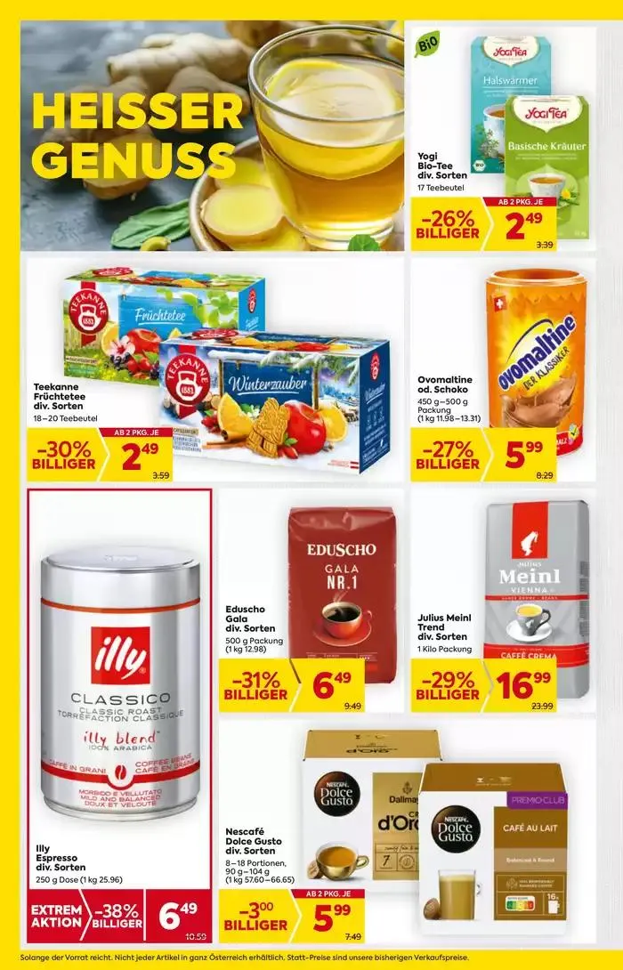 Vorschau BILLA Wien KW06 2025 von 3. Februar bis 17. Februar 2025 - Flugblätt seite 16