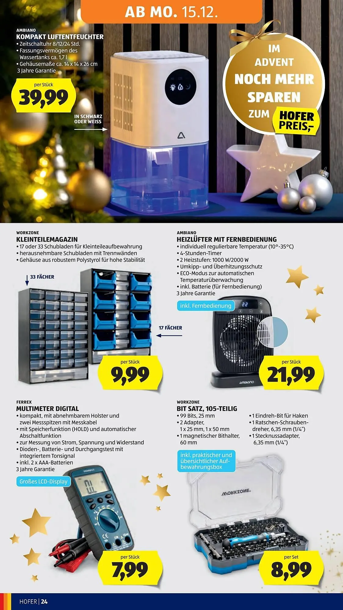 Hofer Flugblatt von 12. Dezember bis 18. Dezember 2025 - Flugblätt seite  36