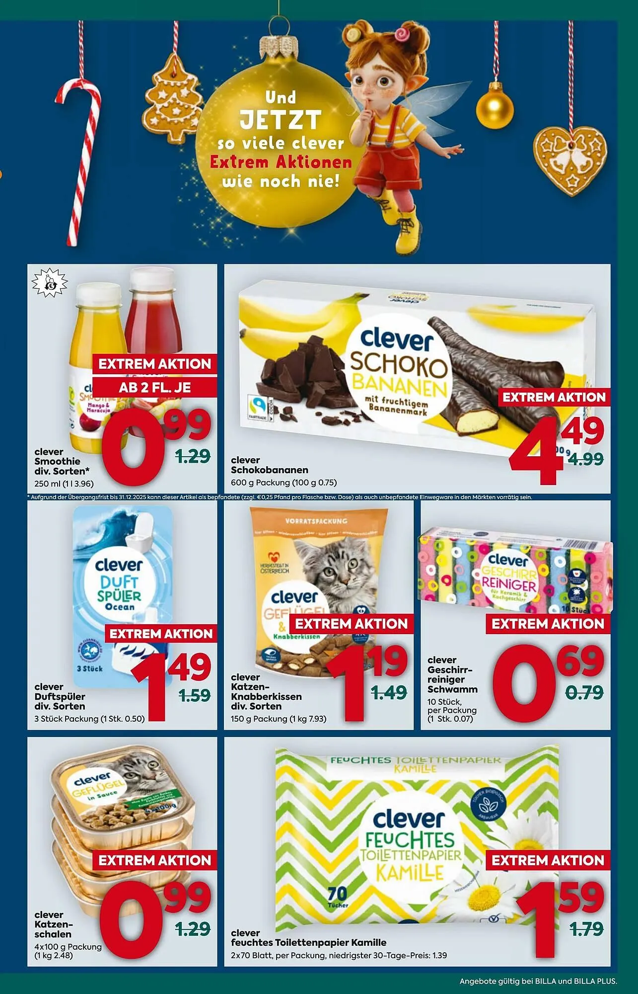 Billa Flugblatt von 4. Dezember bis 10. Dezember 2025 - Flugblätt seite  9