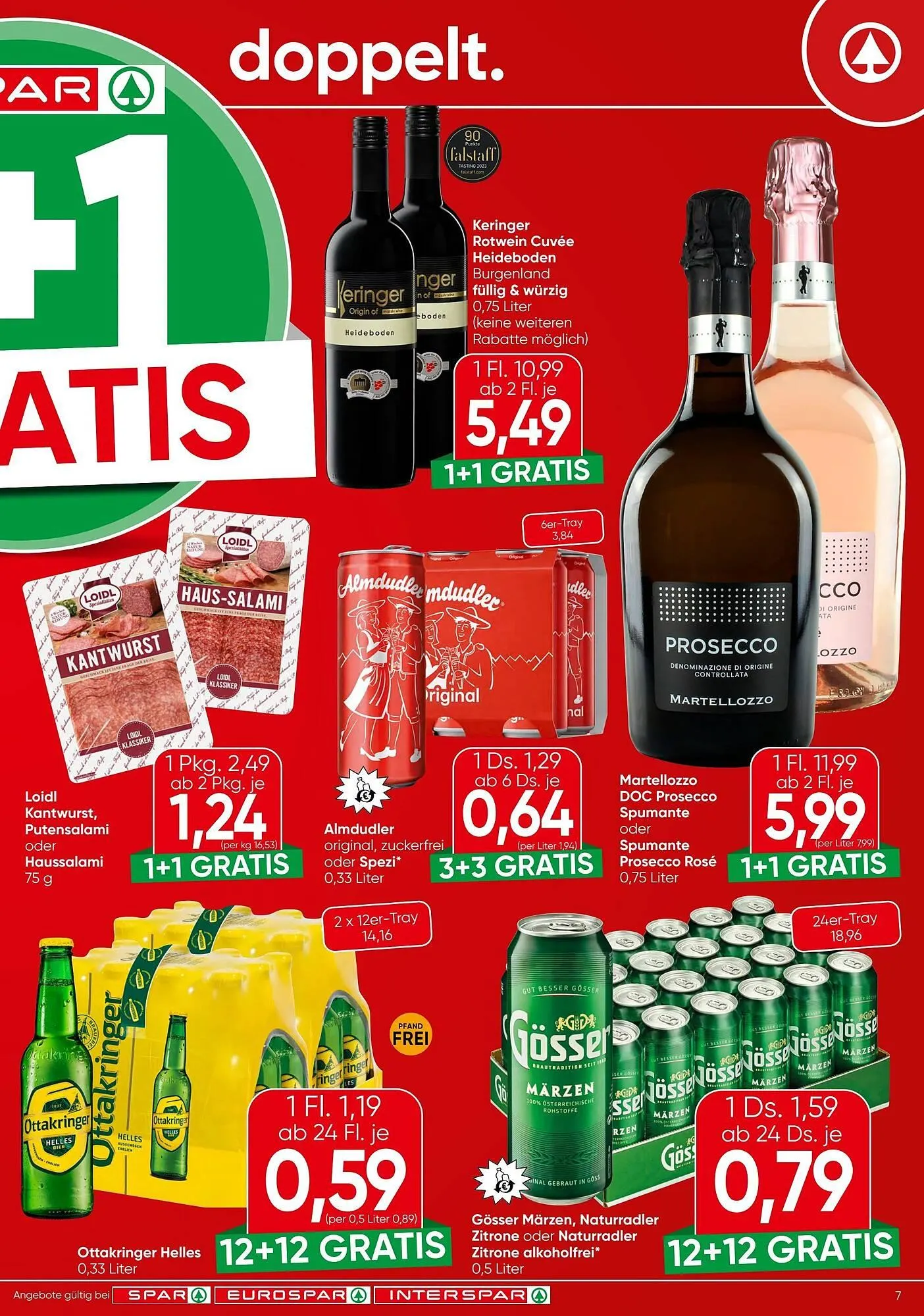 Spar Flugblatt von 6. November bis 19. November 2025 - Flugblätt seite 7
