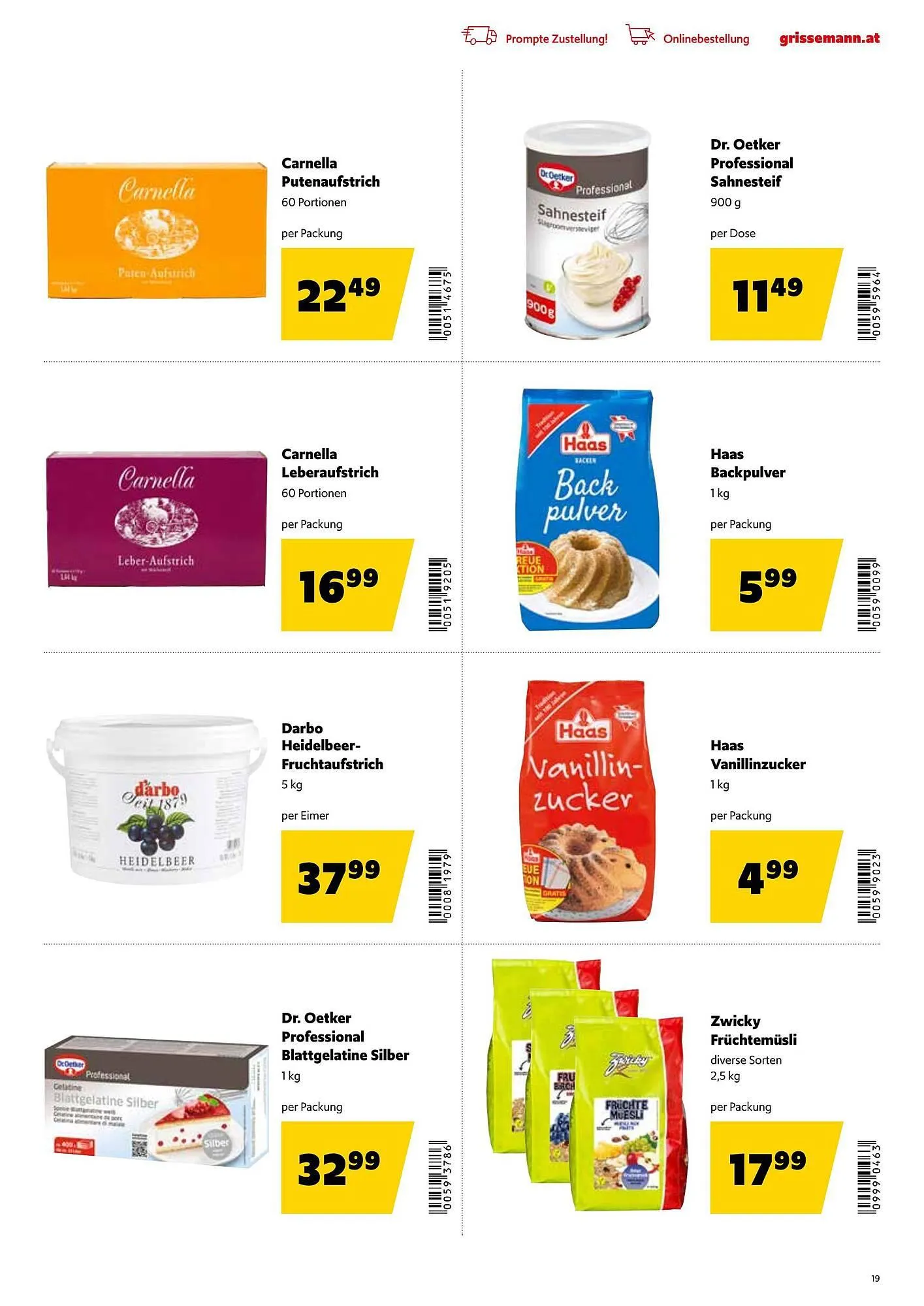 Eurogast Grissemann Flugblatt von 23. März bis 4. April 2026 - Flugblätt seite  19