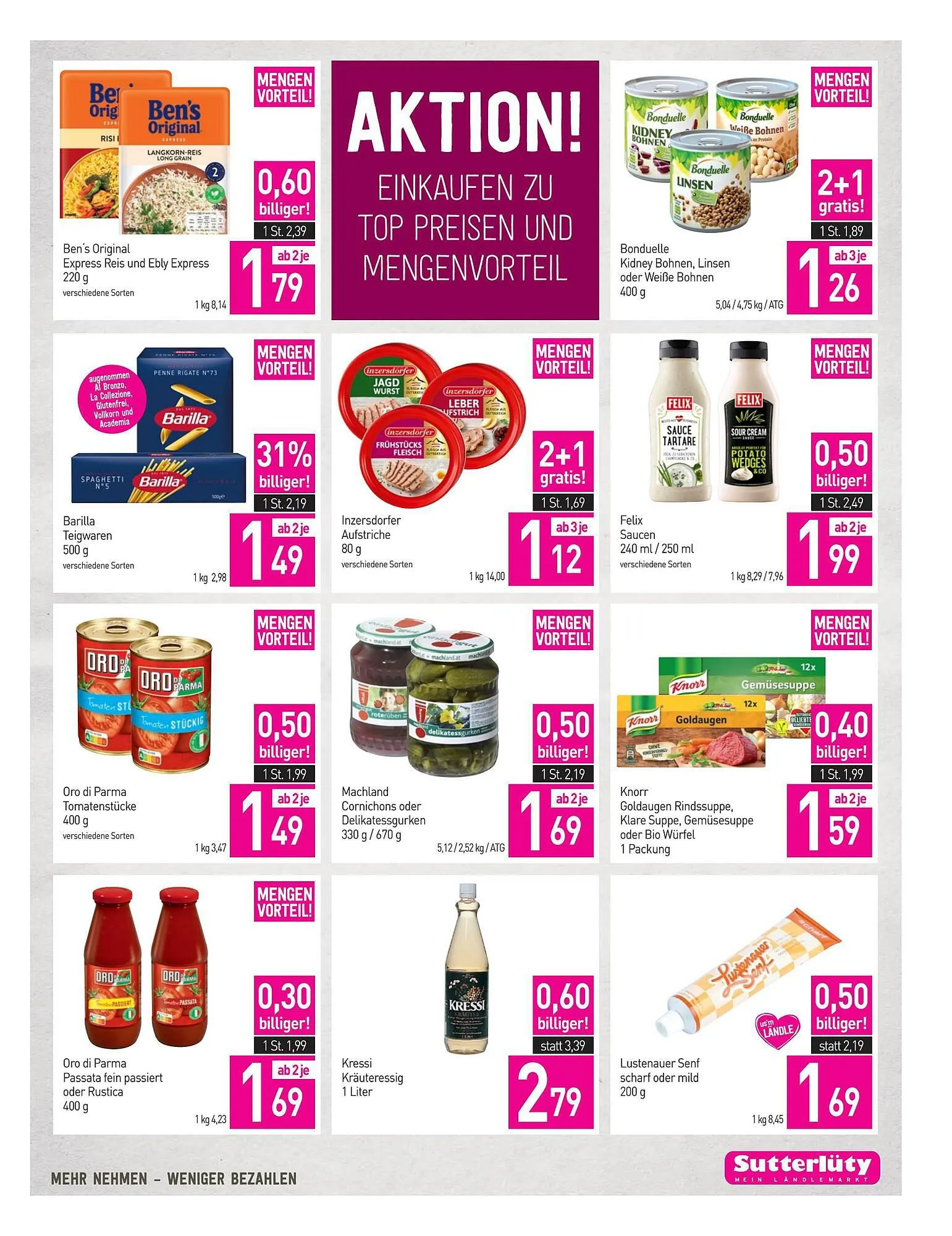 Sutterlüty Flugblatt von 14. September bis 20. September 2023 - Flugblätt seite 13