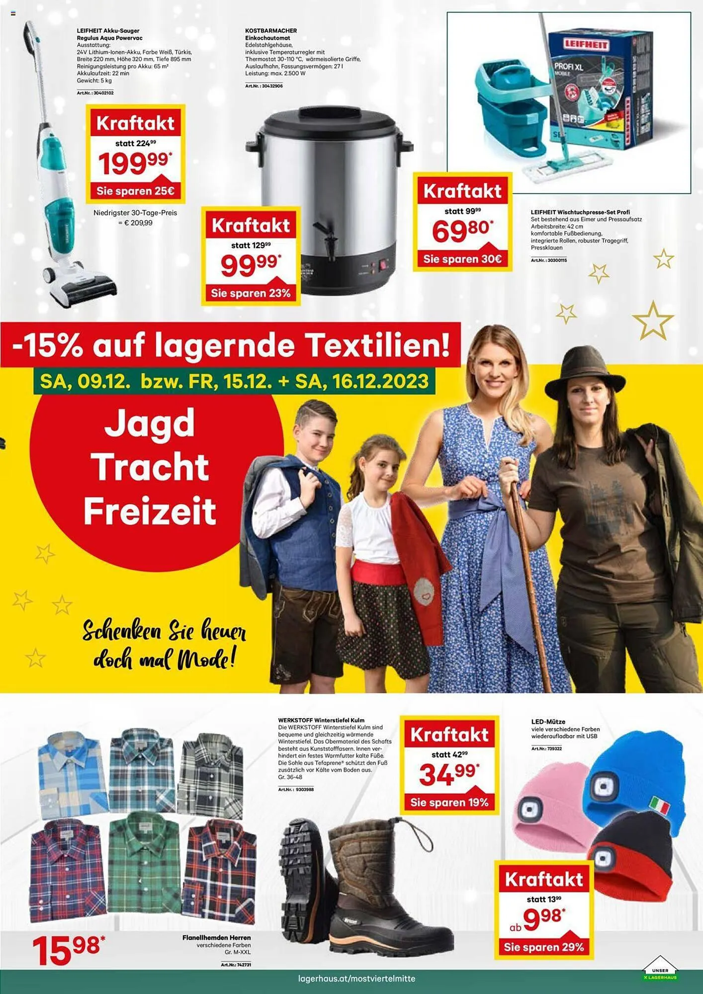 Lagerhaus Flugblatt von 9. Dezember bis 31. Dezember 2023 - Flugblätt seite  5