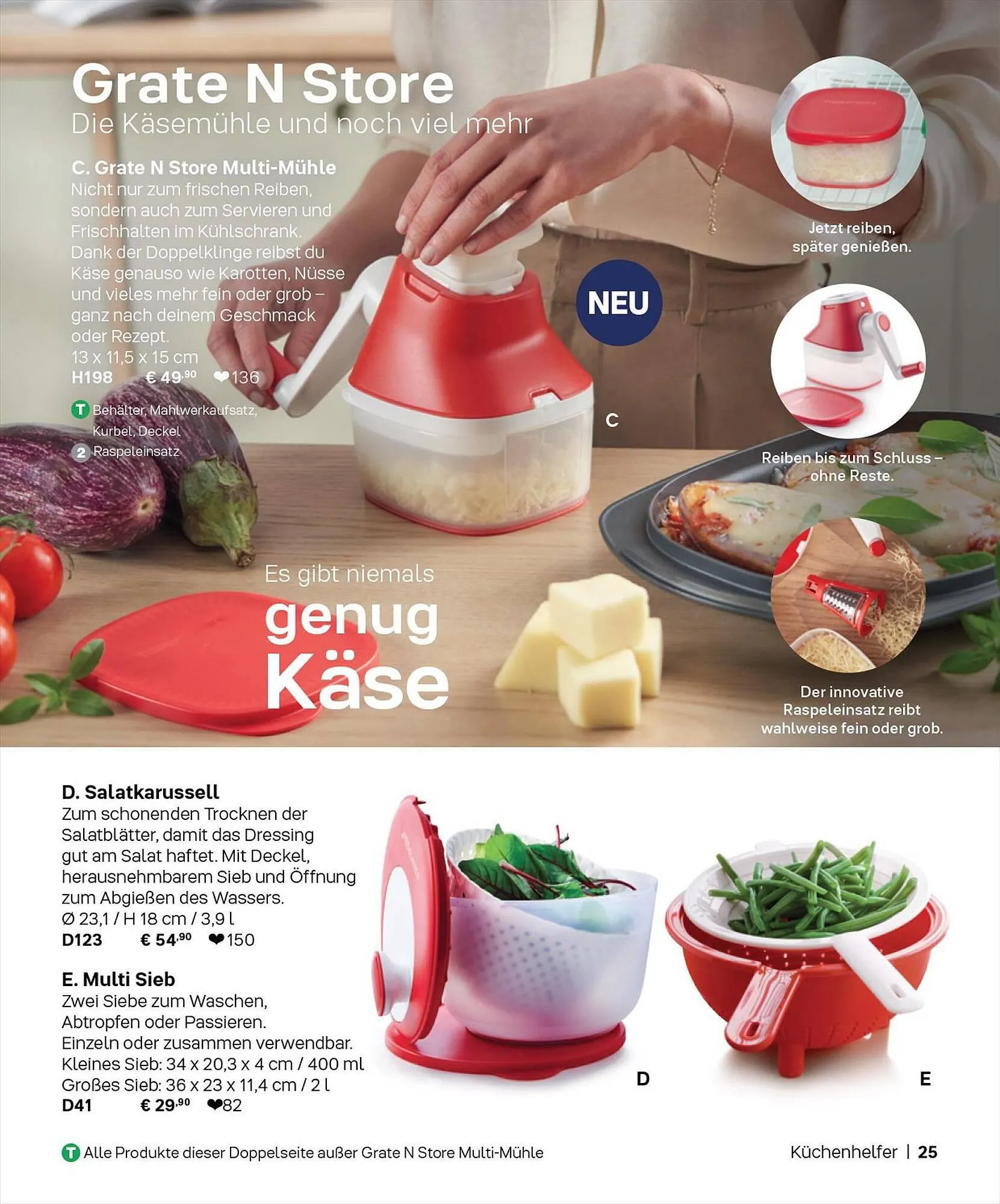 Tupperware Flugblatt von 1. September bis 29. Februar 2024 - Flugblätt seite  25