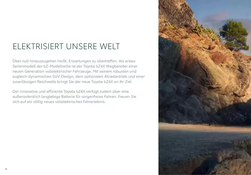 Toyota bZ4X  von 7. Dezember bis 7. Dezember 2025 - Flugblätt seite  4