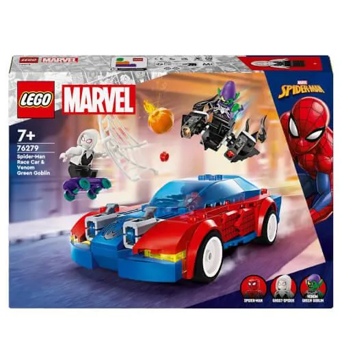 LEGO® Marvel Super Heroes 76279 Spider-Mans Rennauto & Venom Green Goblin