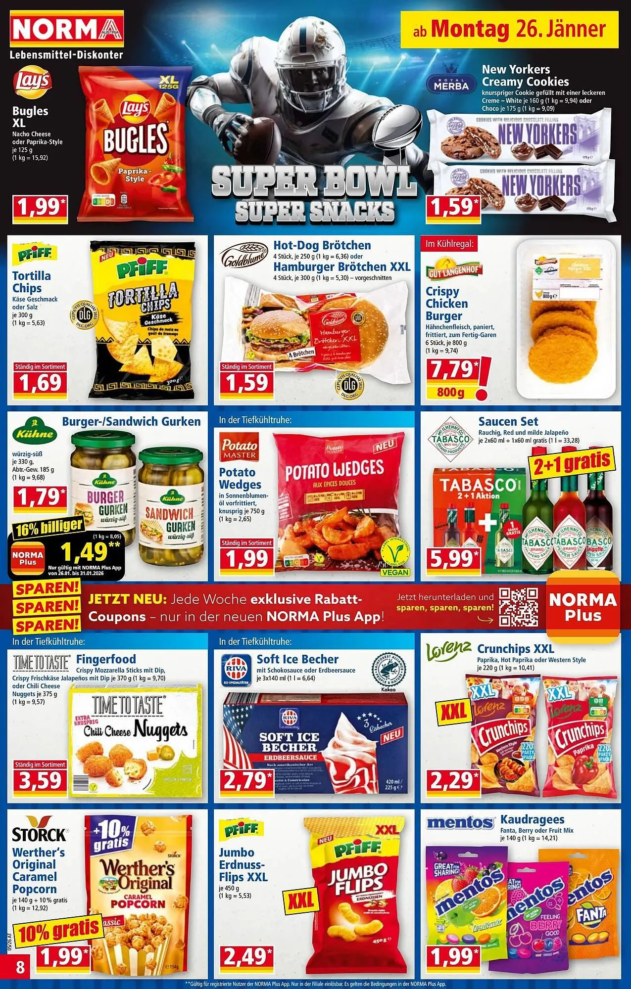 Norma Prospekt von 26. Jänner bis 1. Februar 2026 - Flugblätt seite  8