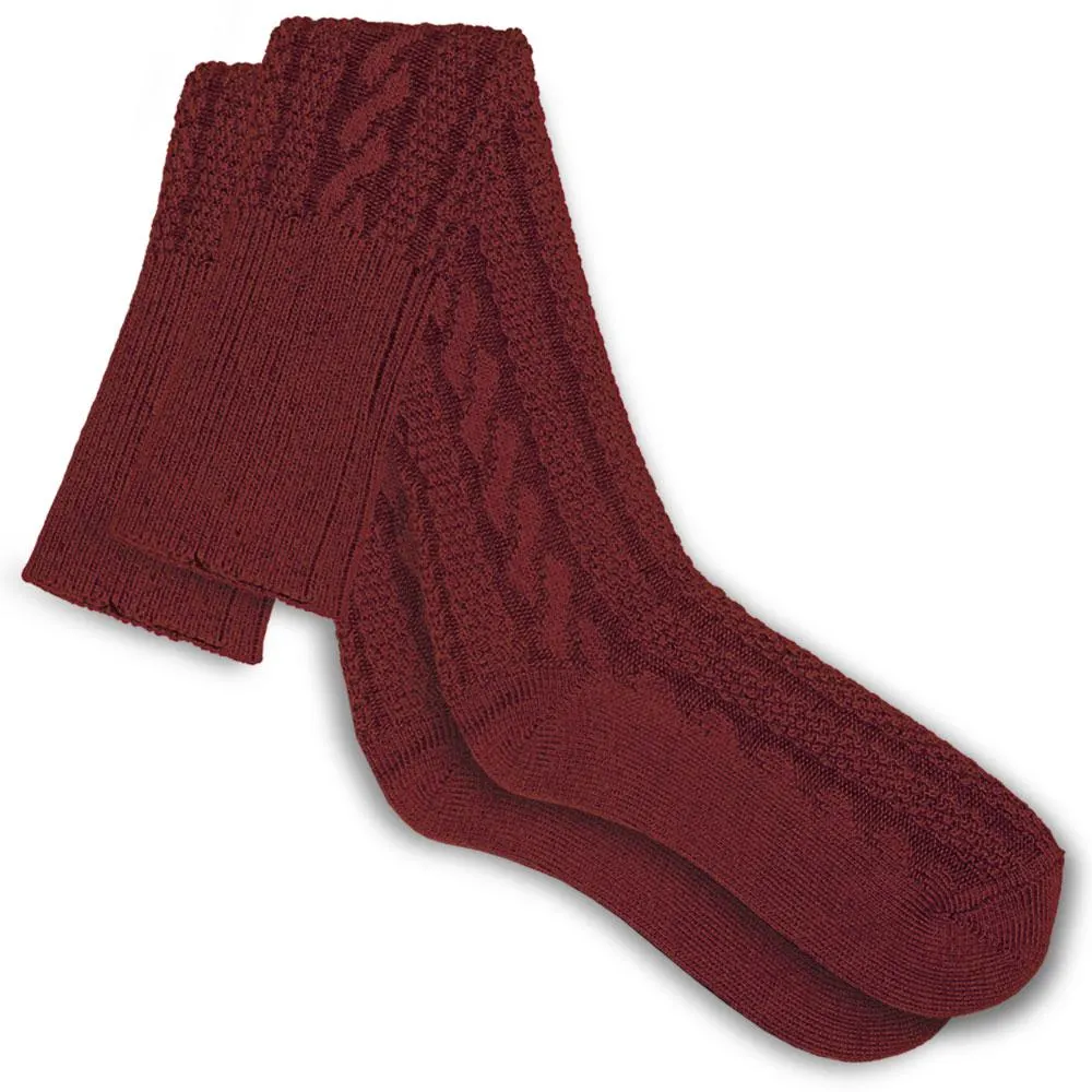 Trachtenstutzen, Rot