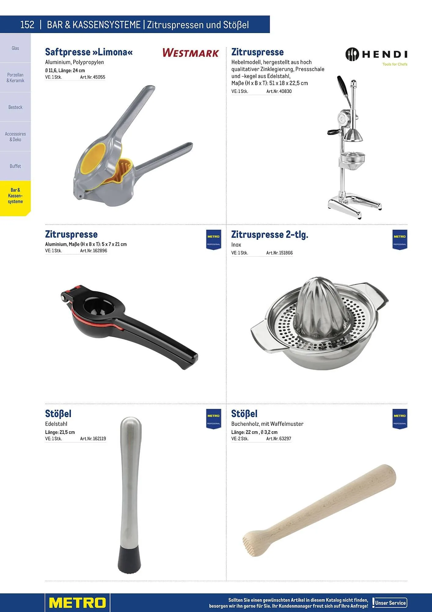 Metro Flugblatt von 25. März bis 31. Dezember 2026 - Flugblätt seite  152
