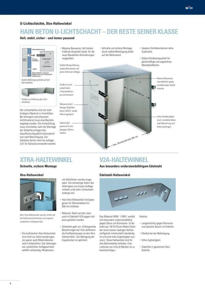 Betonlistschächte Preisliste 2024 von 5. Juni bis 31. Dezember 2024 - Flugblätt seite  6