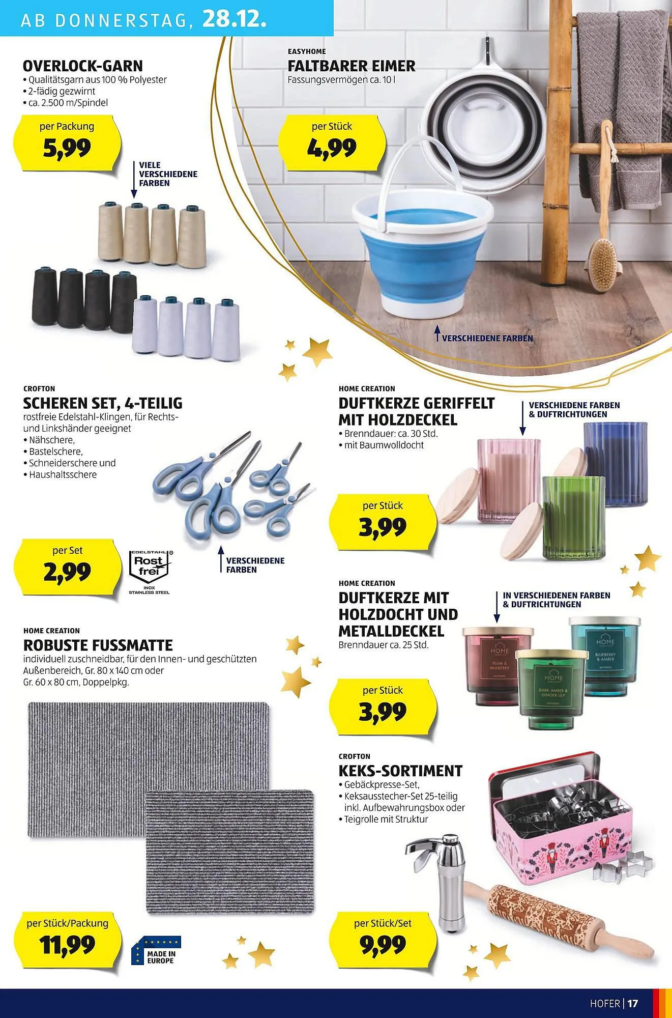 Hofer Flugblatt von 22. Dezember bis 28. Dezember 2024 - Flugblätt seite 19