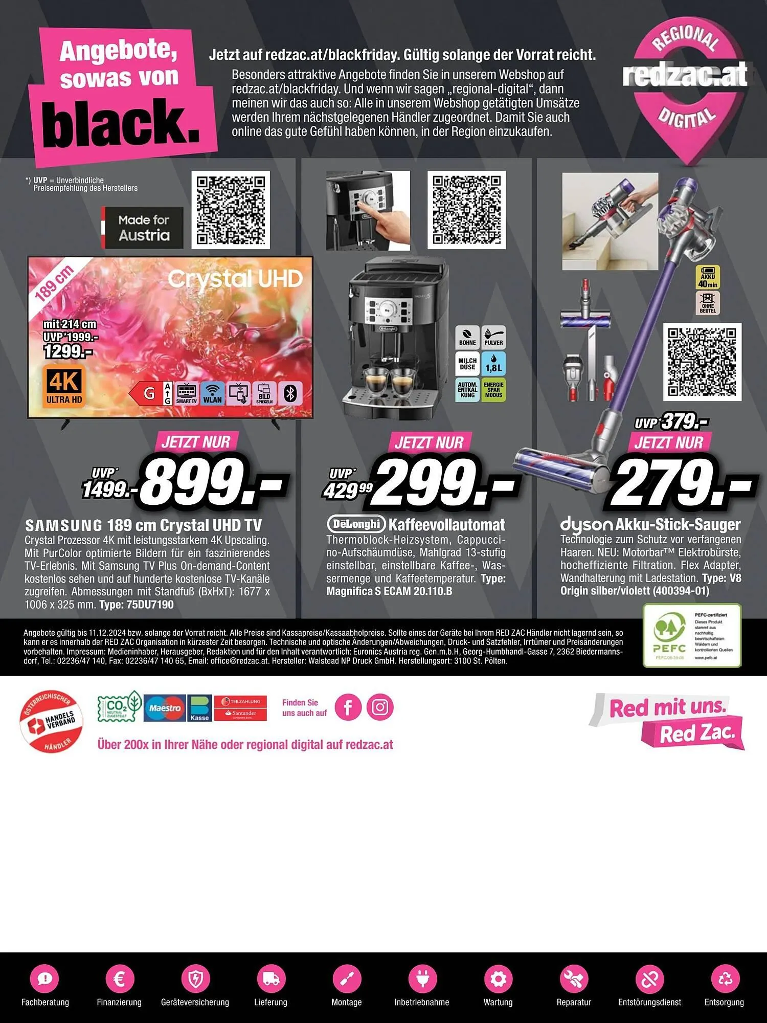 Red Zac Flugblatt von 24. November bis 12. Dezember 2024 - Flugblätt seite 24