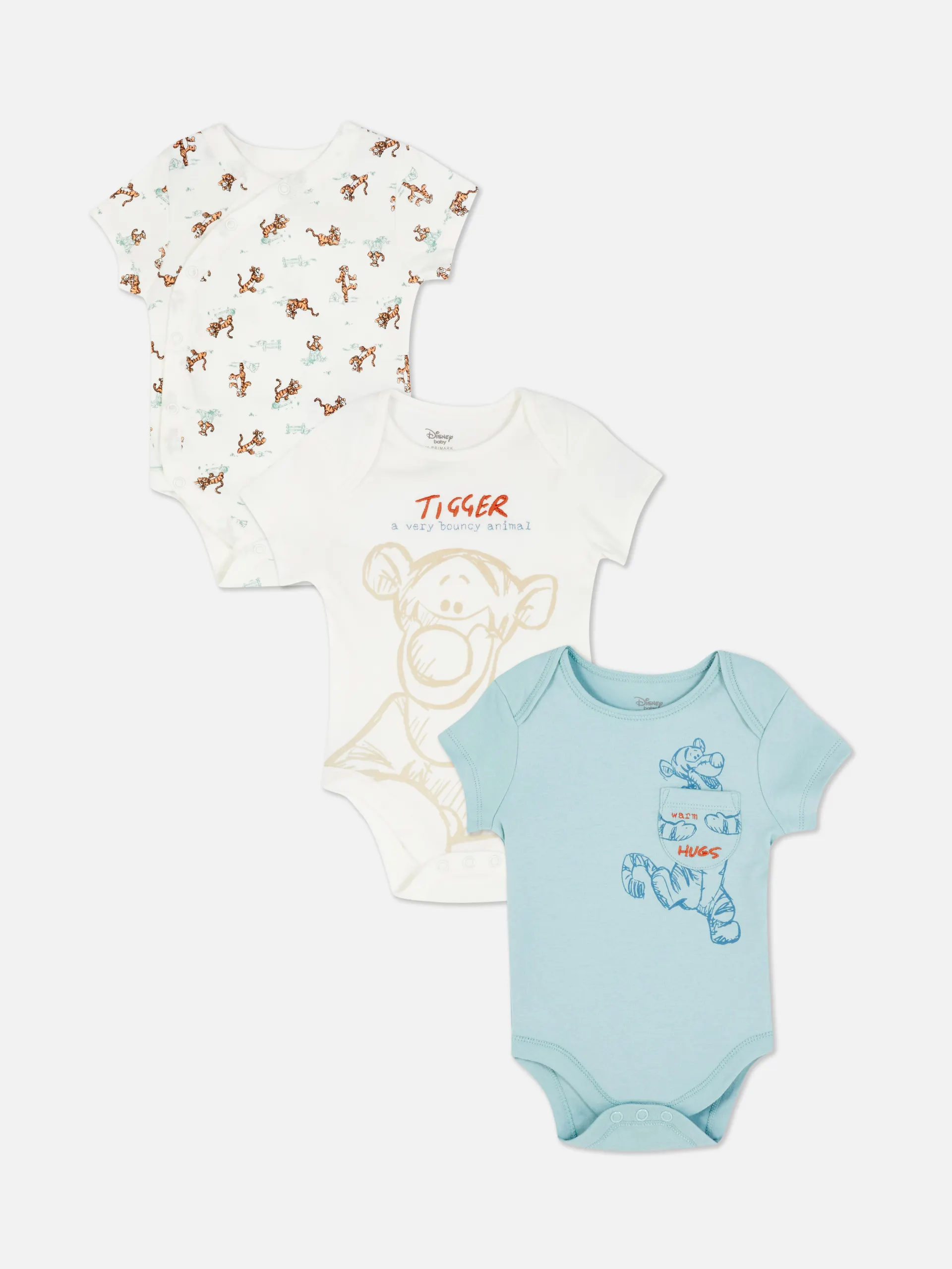 „Disney Winnie Puuh Tigger“ Bodys, 3er-Pack