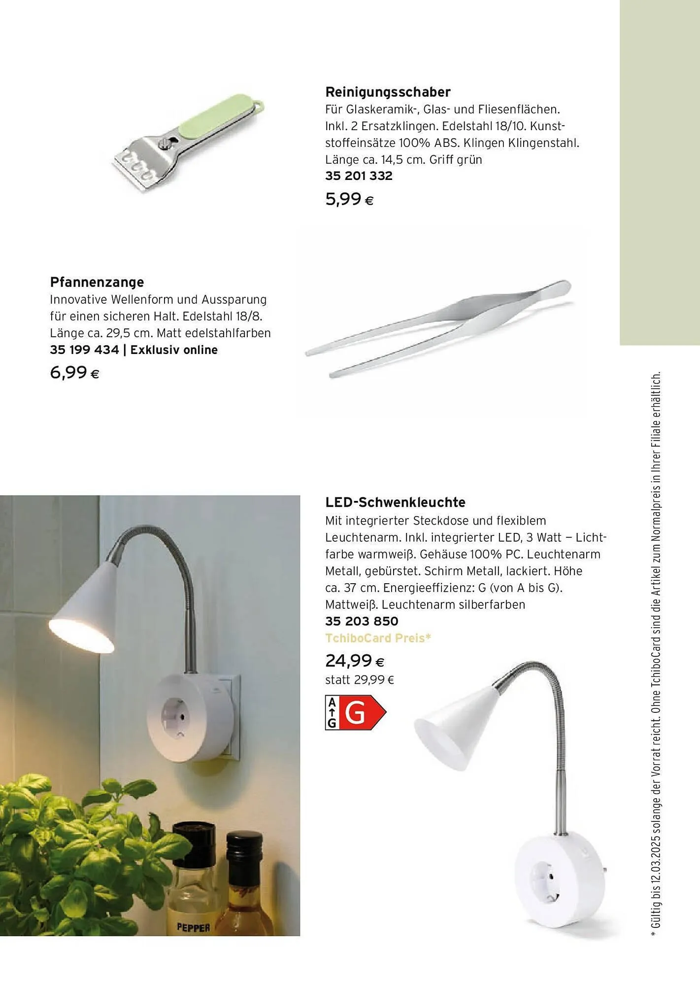 Tchibo Eduscho Flugblatt von 30. Jänner bis 12. Februar 2025 - Flugblätt seite 9