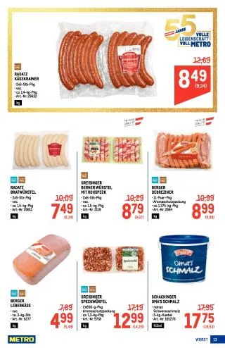 METRO Flugblatt Food - Profi von 9. Juli bis 22. Juli 2026 - Flugblätt seite  13