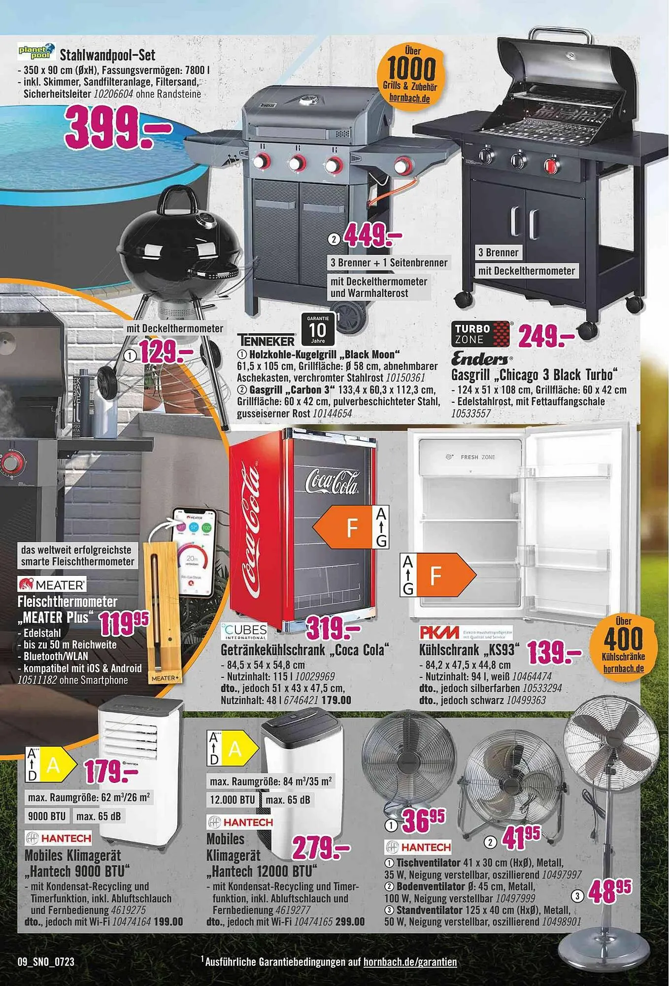 Hornbach Flugblatt von 17. Juli bis 31. Juli 2023 - Flugblätt seite  9