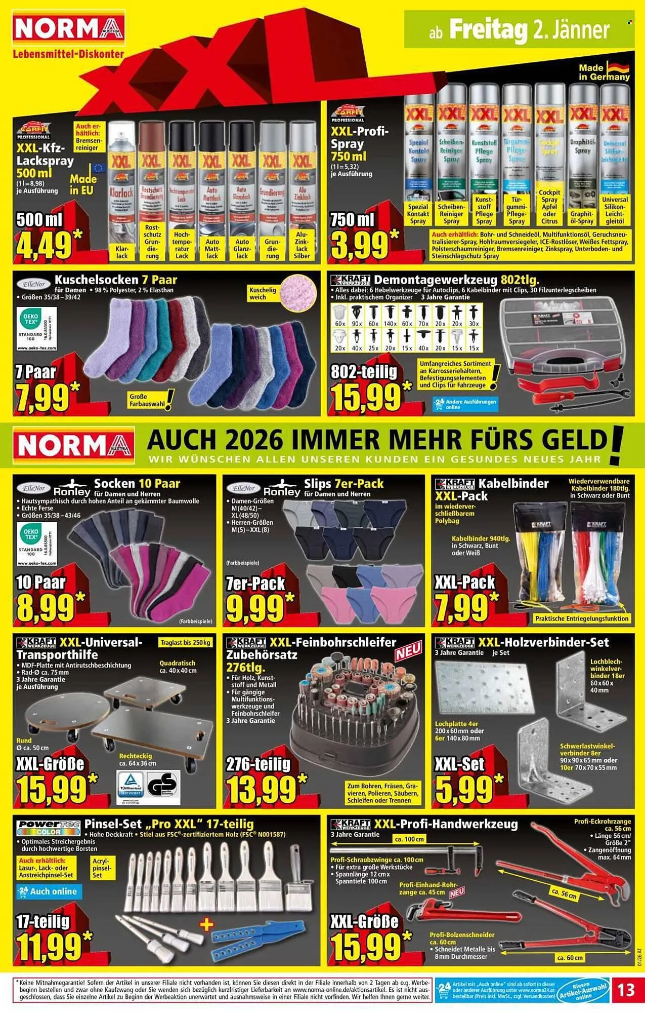 Norma Prospekt von 21. Dezember bis 29. Dezember 2025 - Flugblätt seite  13