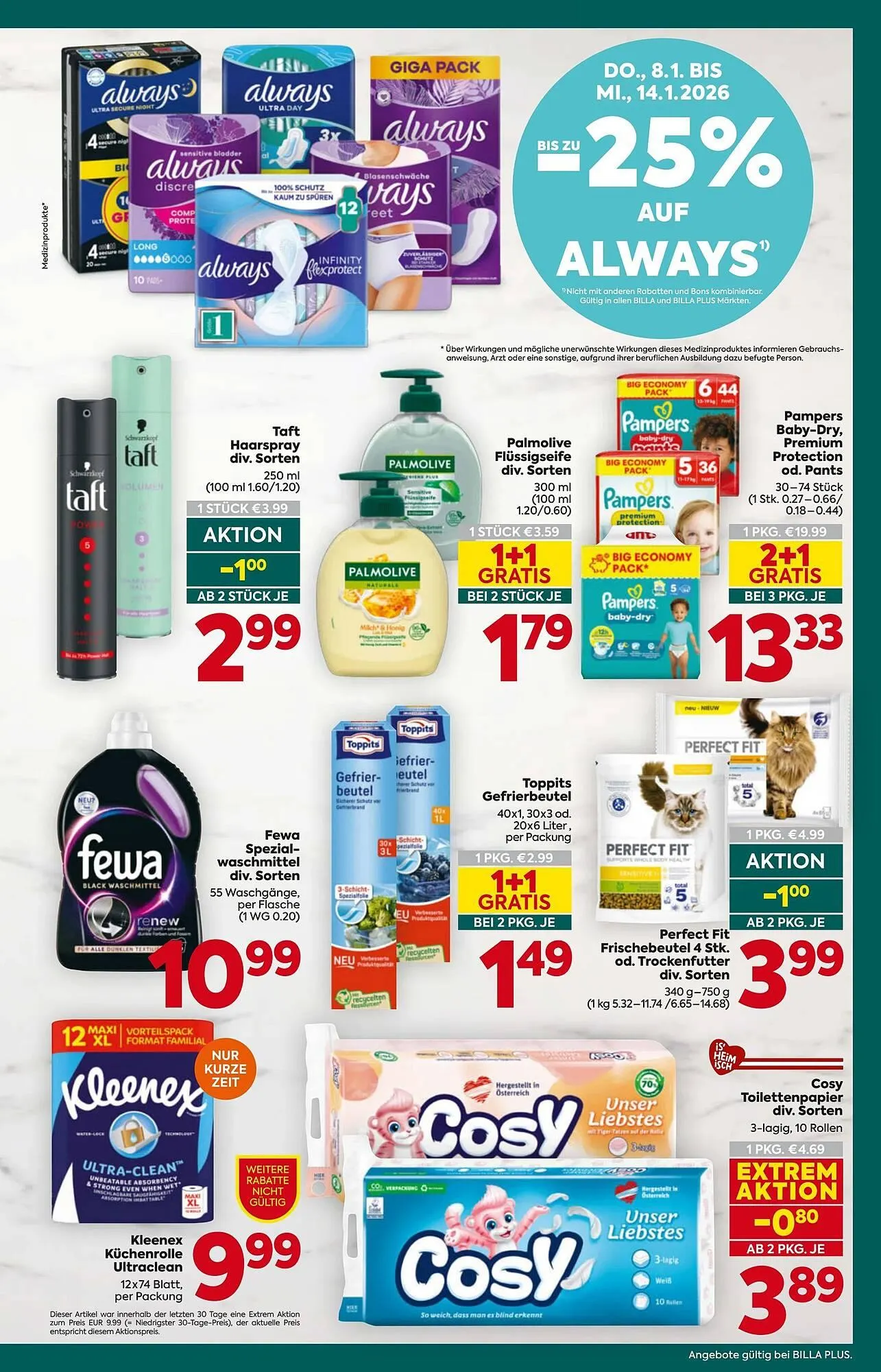 Billa Box Flugblatt von 8. Jänner bis 14. Jänner 2026 - Flugblätt seite 19