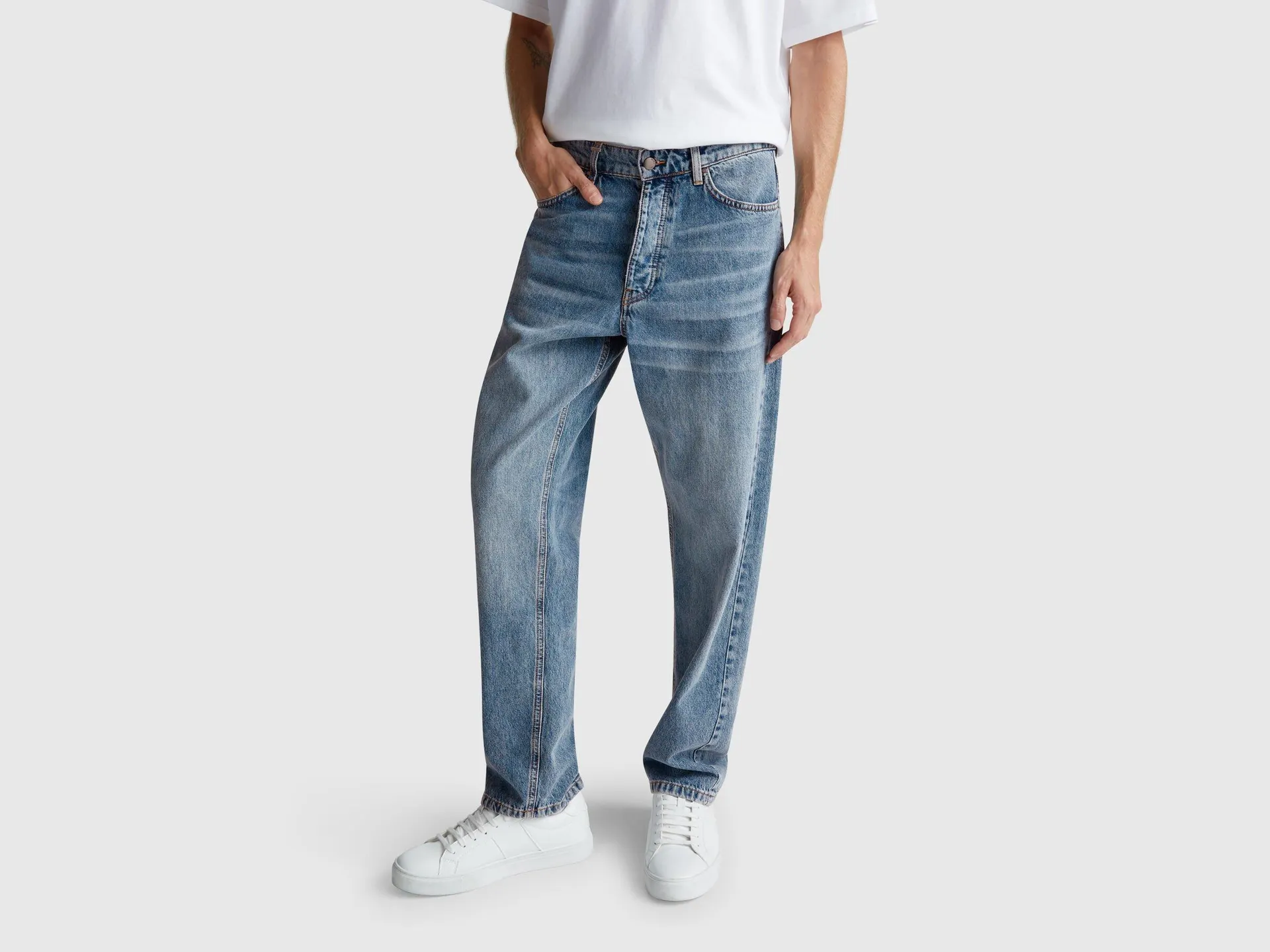 Jeans mit entspannter Passform