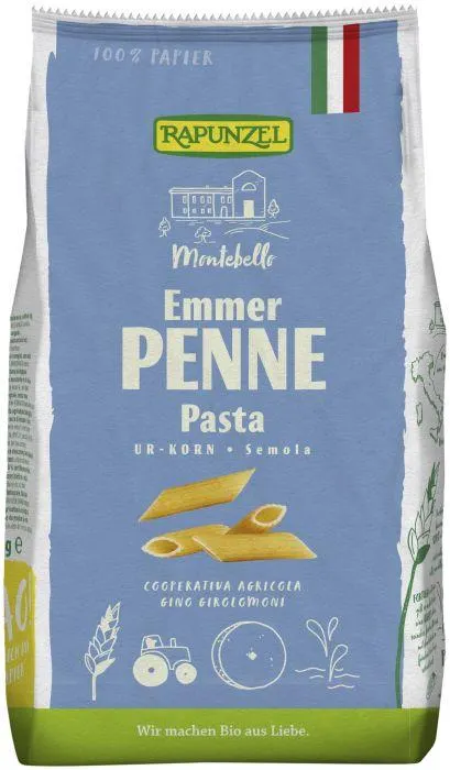 Rapunzel Emmer-Penne Semola 500g
