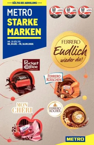 METRO Flugblatt Food von 3. September bis 16. September 2026 - Flugblätt seite  1