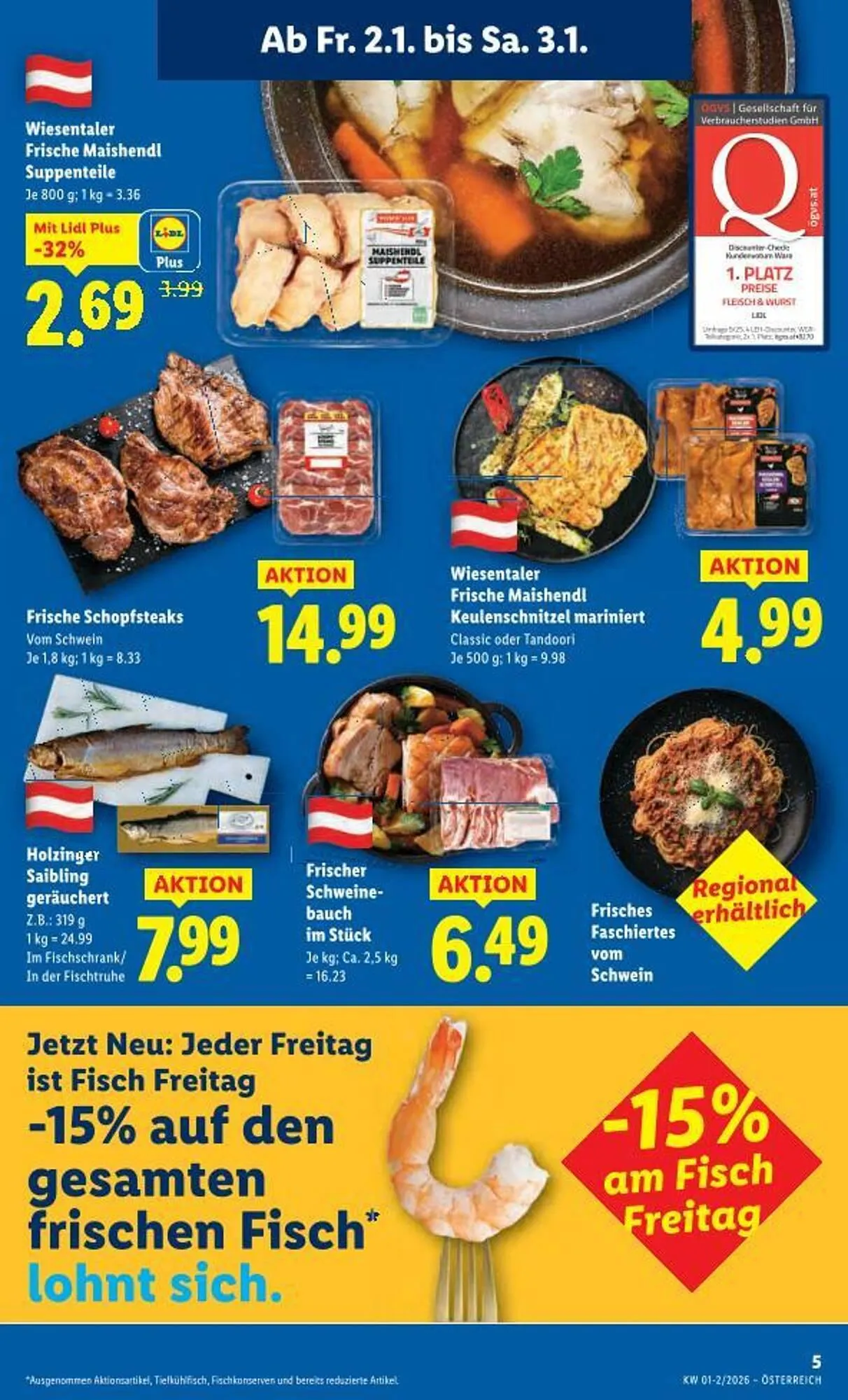 Lidl Flugblatt von 2. Jänner bis 7. Jänner 2026 - Flugblätt seite  8