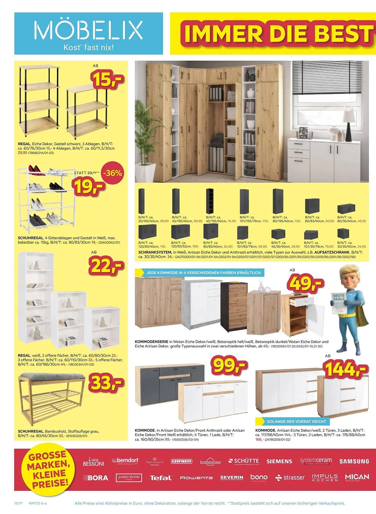 Möbelix Prospekt von 27. Jänner bis 2. Februar 2026 - Flugblätt seite 10