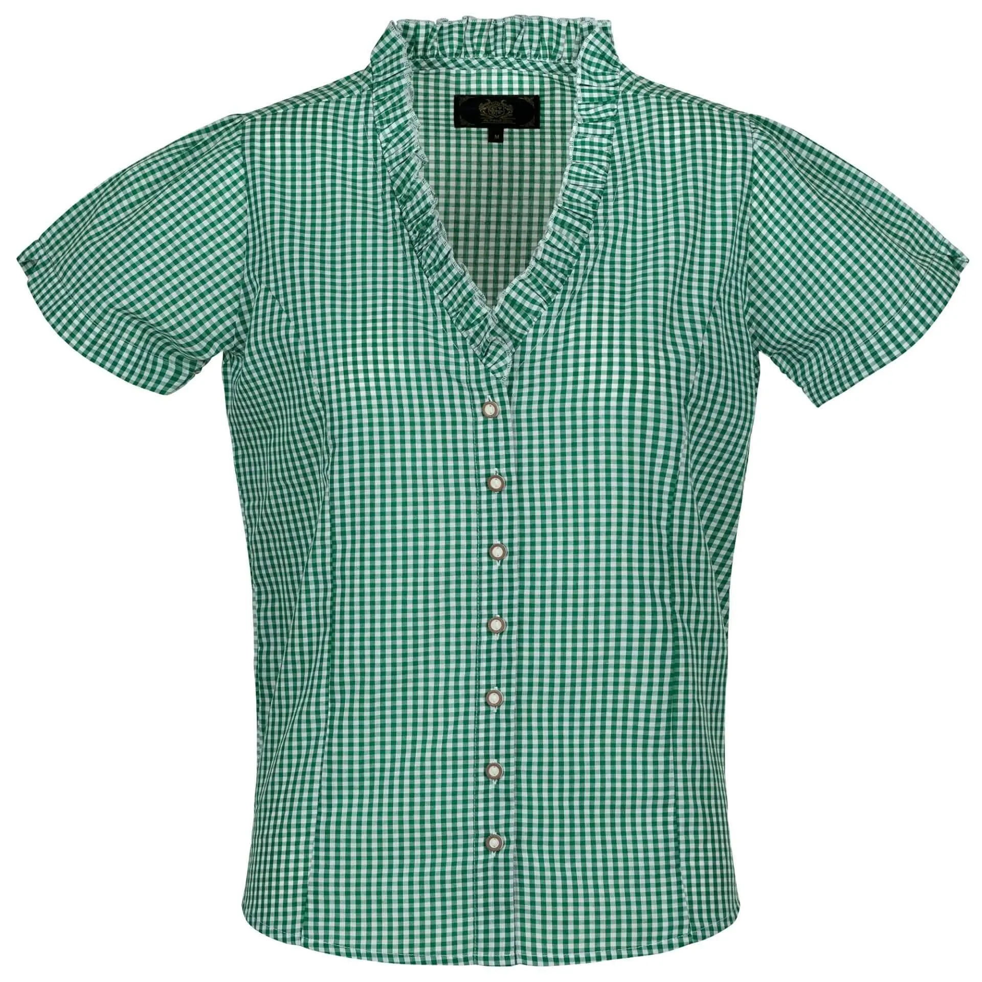 Damen Bluse "Chiemgau" Kurzarm, Grün