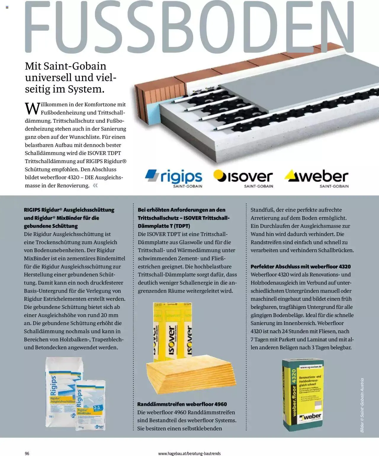 Hagebau Bautrends von 4. April bis 31. Dezember 2024 - Flugblätt seite  96