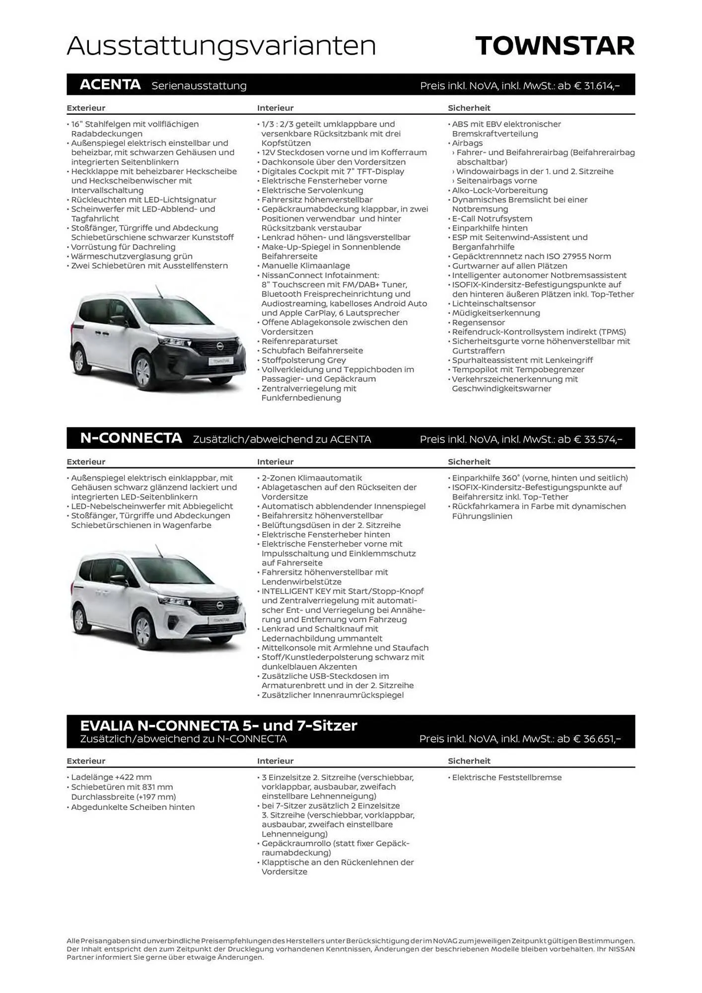 Nissan Flugblatt von 1. September bis 12. Jänner 2026 - Flugblätt seite 2