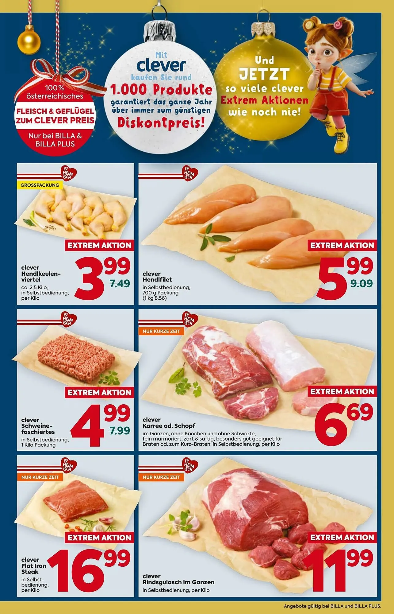 Billa Corso Flugblatt von 4. Dezember bis 10. Dezember 2025 - Flugblätt seite  3