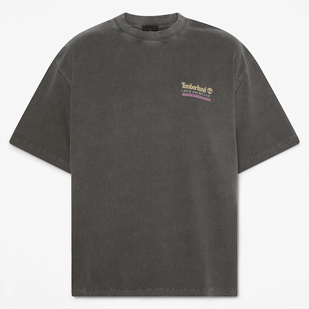 All Gender T-Shirt mit „Fly Fishing“-Grafikprint in Schwarz