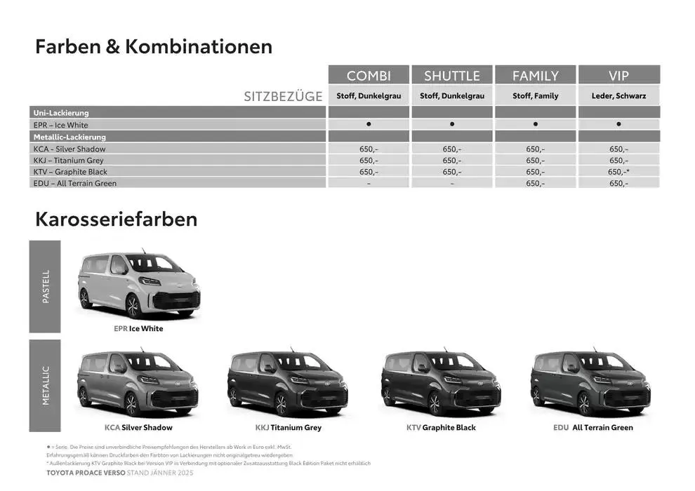 Toyota Proace Verso & Proace Verso Electric von 1. Februar bis 1. Februar 2026 - Flugblätt seite  5