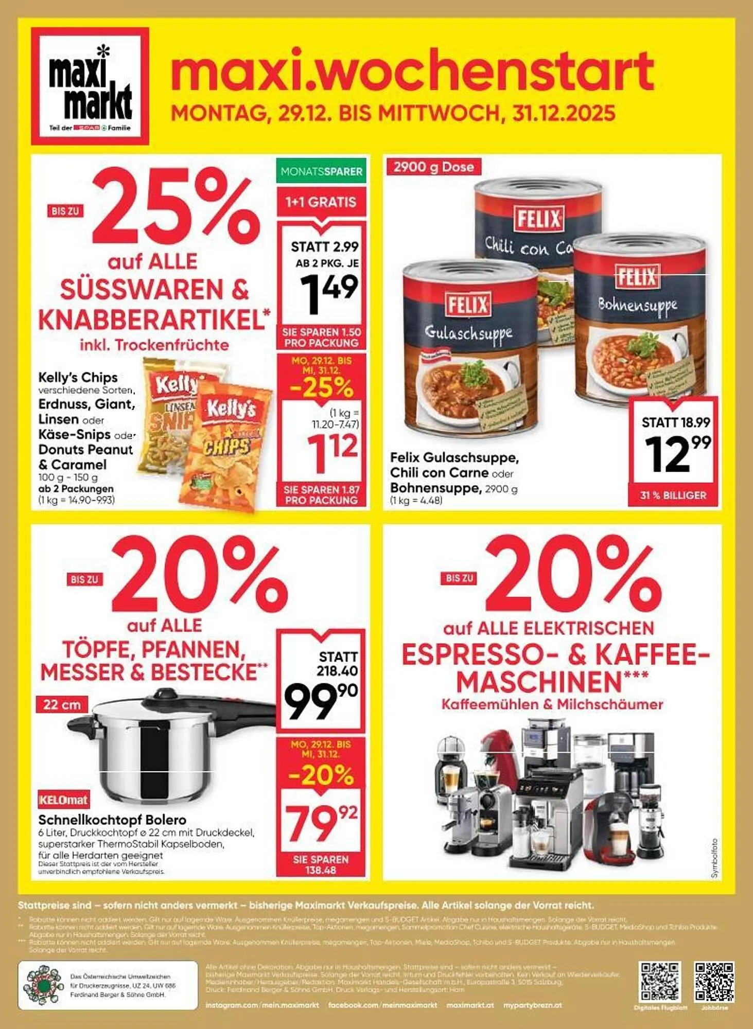 Maximarkt Flugblatt von 23. Dezember bis 31. Dezember 2025 - Flugblätt seite 24