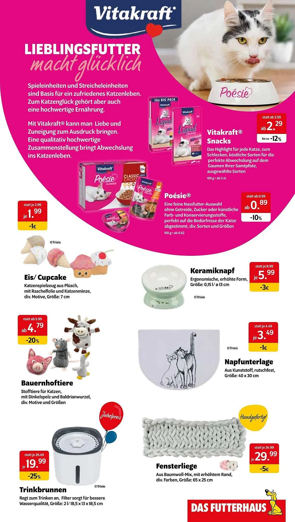 Das Futterhaus Flugblatt von 25. Juli bis 8. August 2024 - Flugblätt seite  5