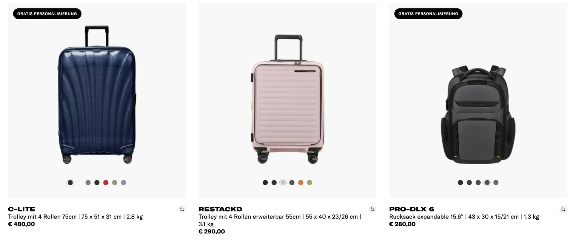 Samsonite Flugblatt - 1