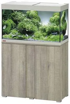 EHEIM Aquariumkombination vivaline LED 126 Liter in eiche-grau