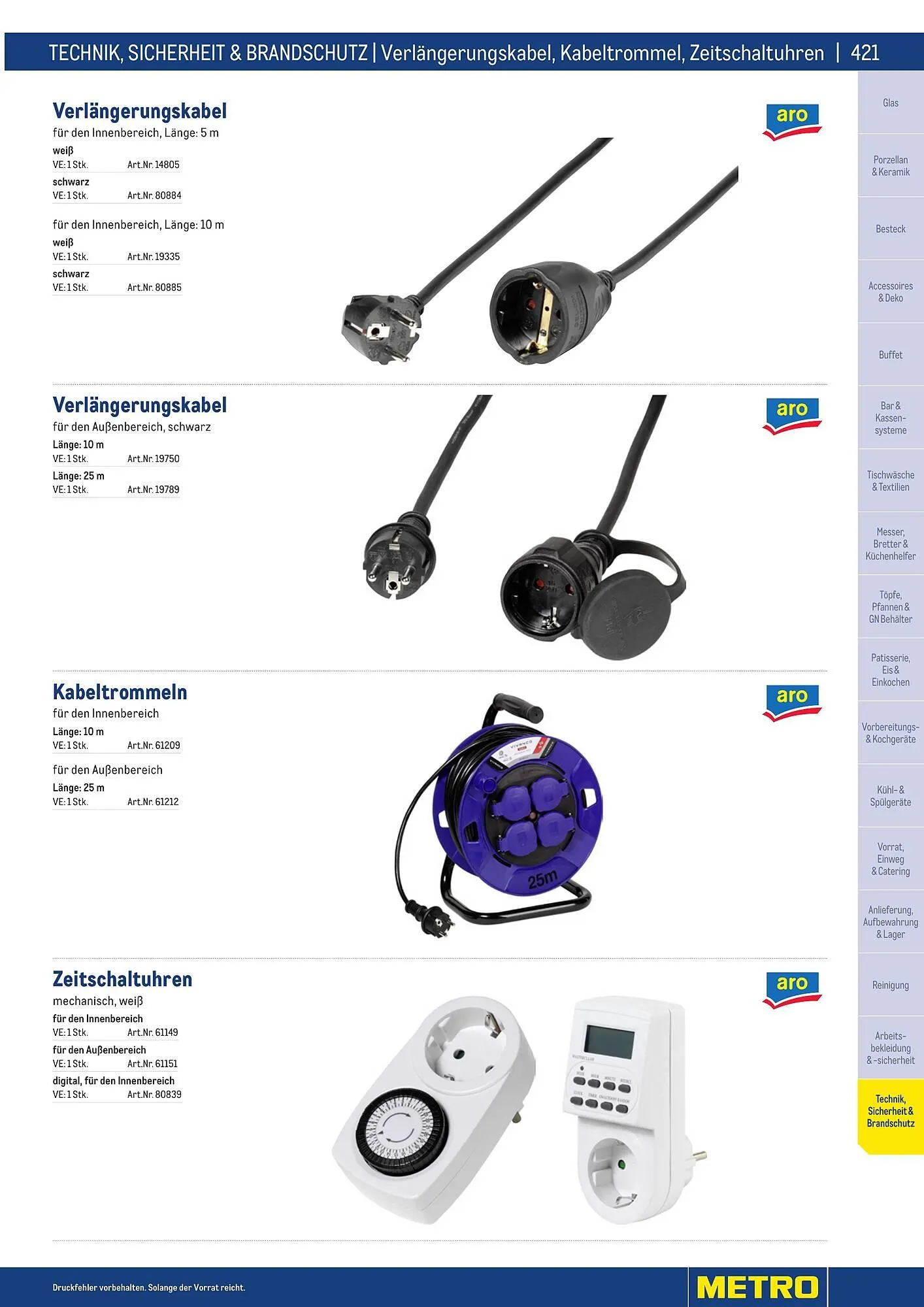 Metro Flugblatt von 25. März bis 31. Dezember 2026 - Flugblätt seite 421