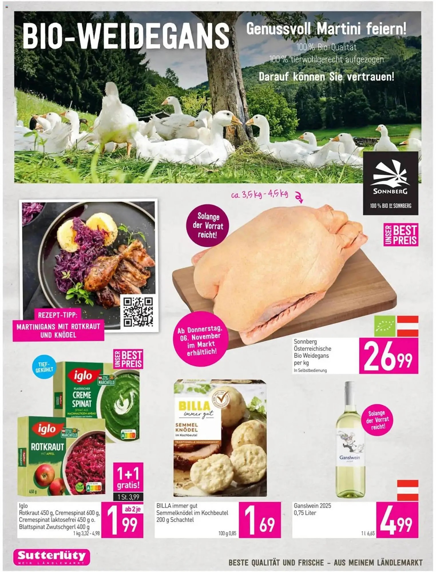 Sutterlüty Flugblatt von 30. Oktober bis 4. November 2025 - Flugblätt seite  12