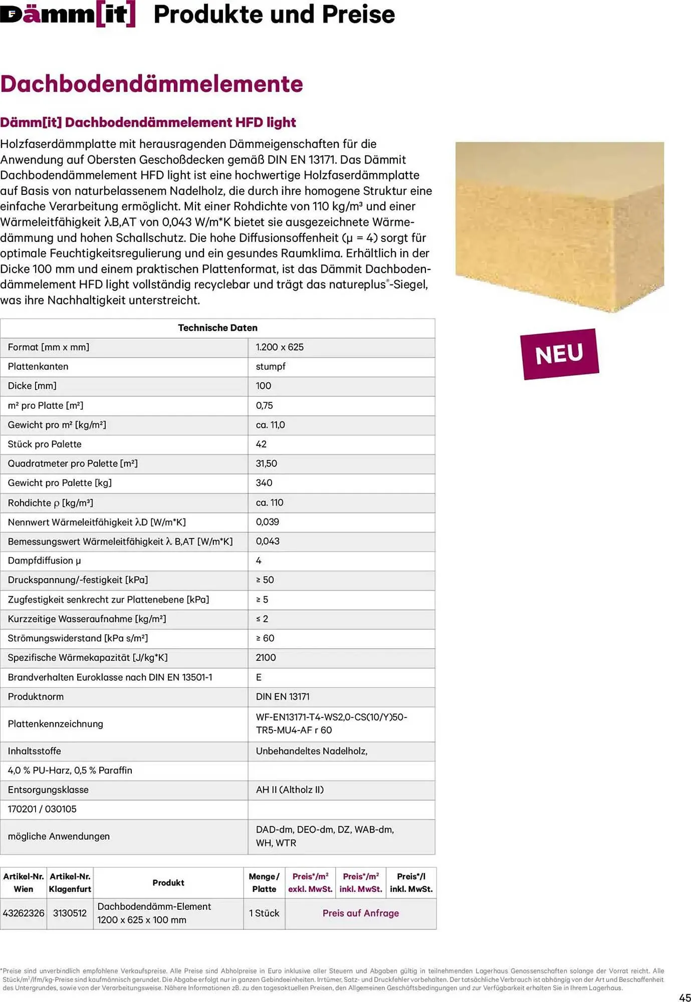 Lagerhaus Flugblatt von 8. Jänner bis 31. Dezember 2025 - Flugblätt seite  45