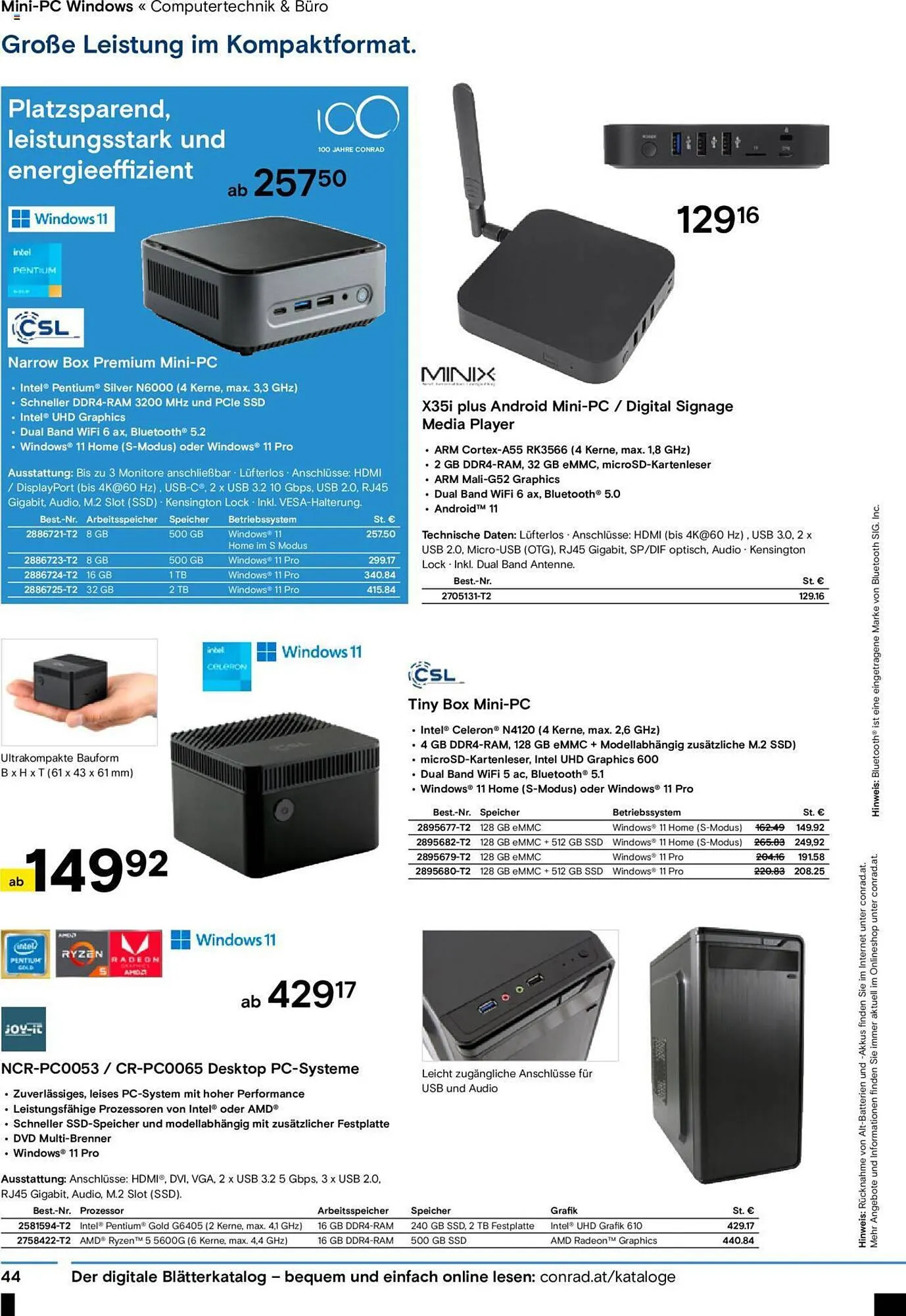 Conrad Flugblatt von 4. September bis 22. Oktober 2023 - Flugblätt seite  46