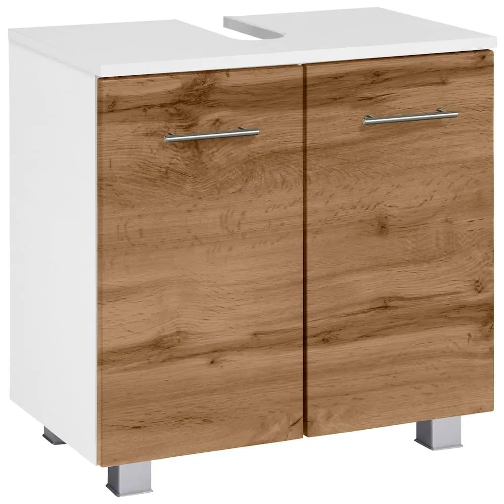 welltime Waschbeckenunterschrank »Trento, verschiedene Ausführungen und Farben« Badmöbel, Breite 60cm, Badezimmerschrank Beckenunterschrank WBU