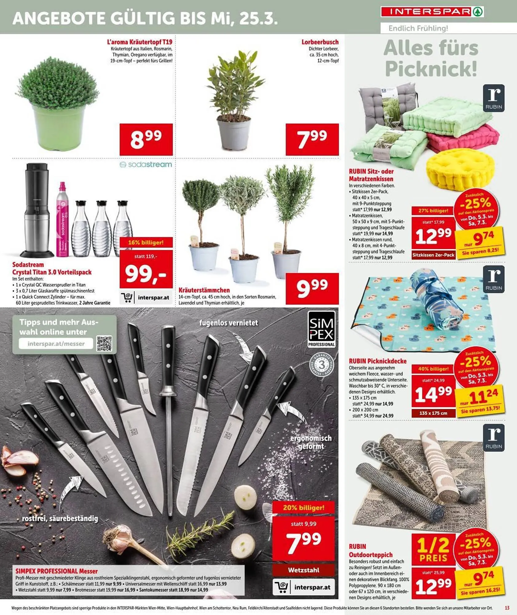 Interspar Flugblatt von 5. März bis 11. März 2026 - Flugblätt seite  13