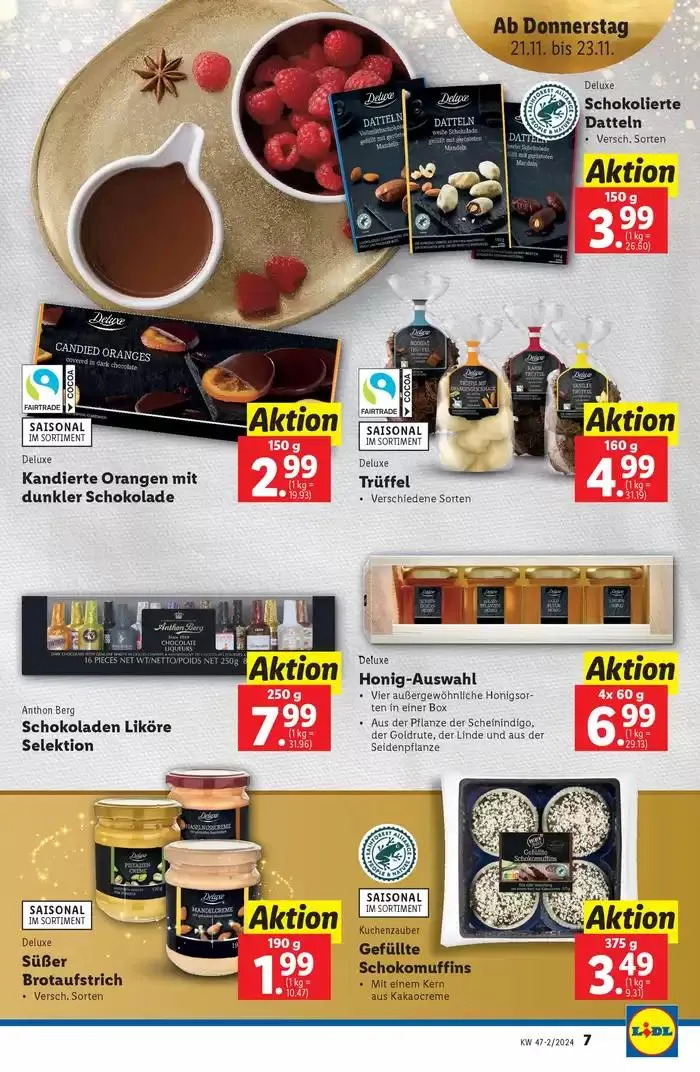 Große Auswahl an Angeboten von 21. November bis 27. November 2024 - Flugblätt seite  7