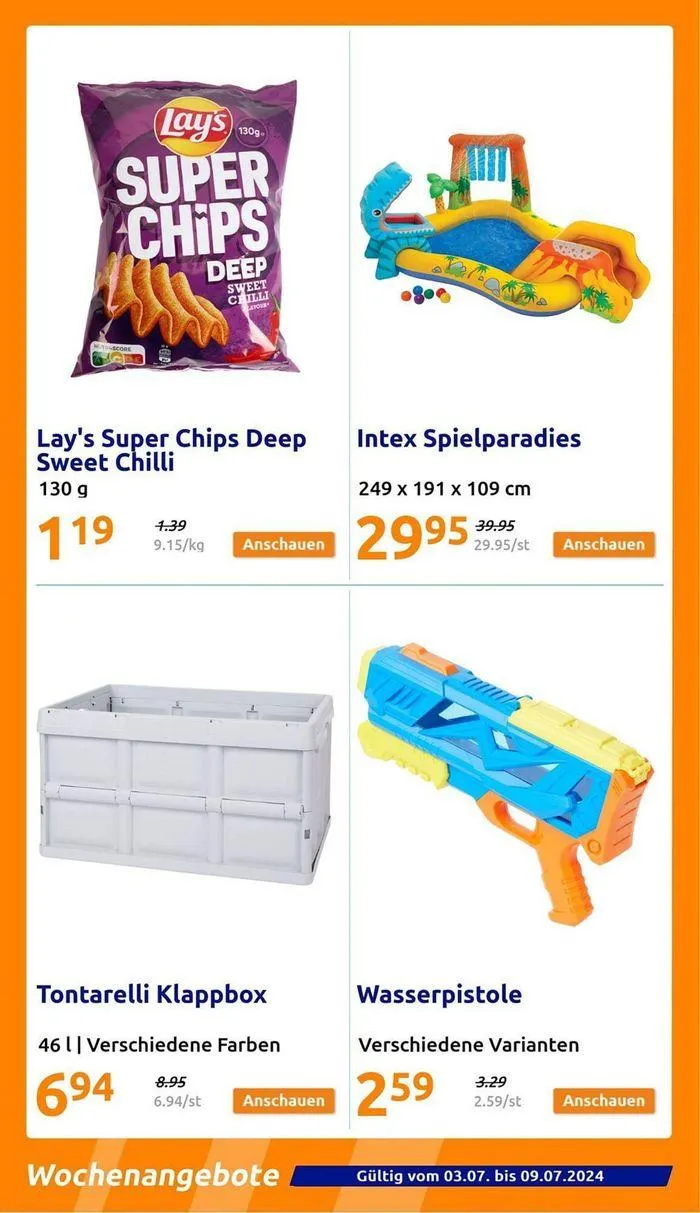 Action Flugblatt Bis 09.07.2024 von 4. Juli bis 18. Juli 2024 - Flugblätt seite 11