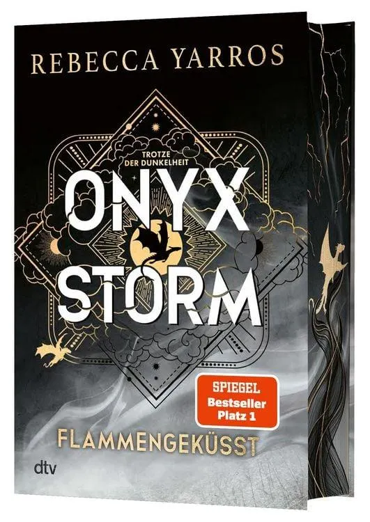 Onyx Storm – Flammengeküsst Roman | Deluxe-Ausgabe mit atemberaubendem Farbschnitt | Die heißersehnte Fortsetzung von ›Fourth Wing‹ und ›Iron Flame‹