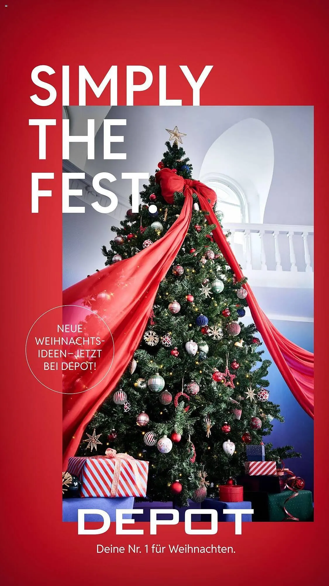 Depot Flugblatt von 21. Oktober bis 10. Jänner 2025 - Flugblätt seite  1