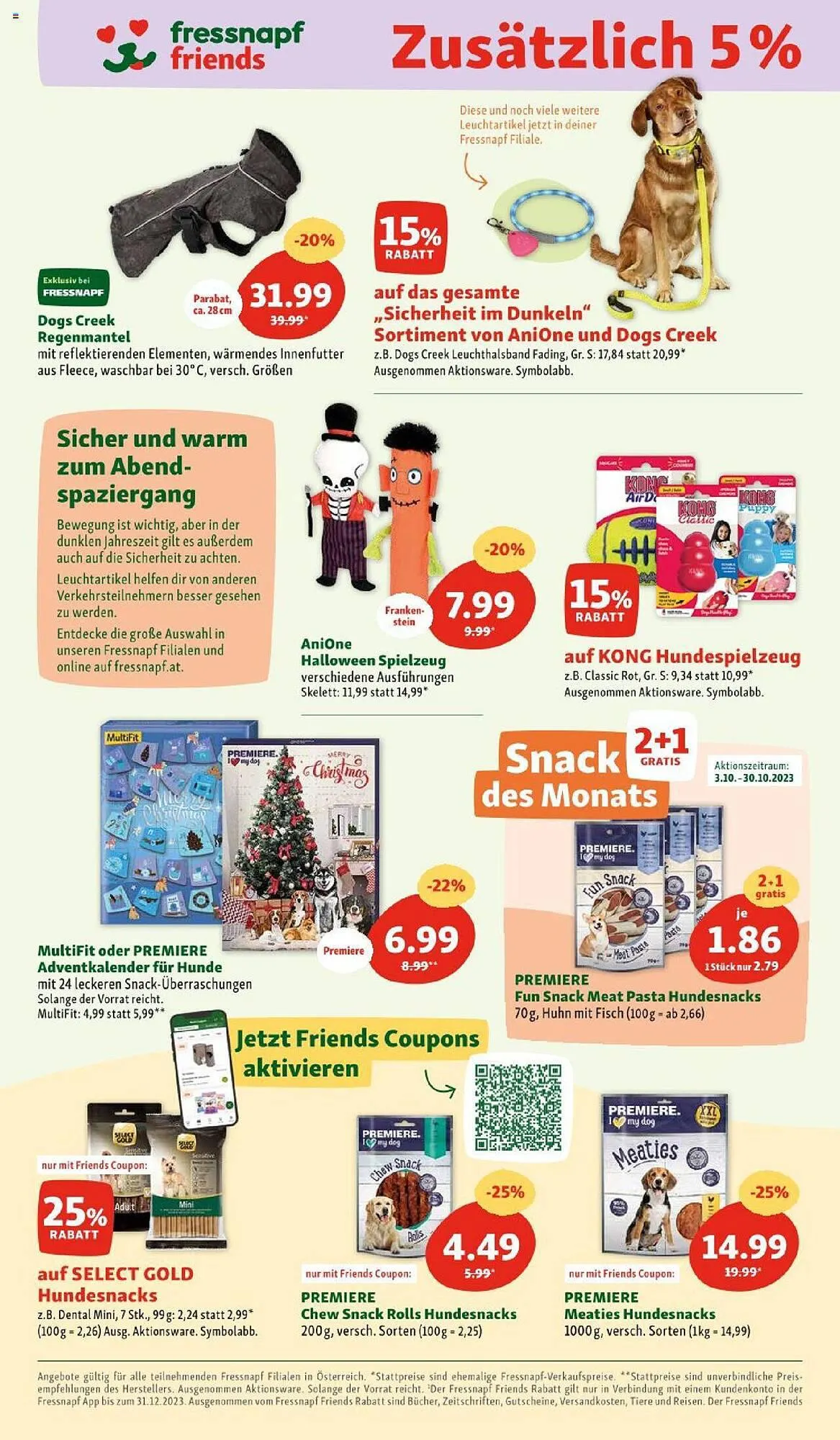 Fressnapf Flugblatt von 3. Oktober bis 7. Oktober 2023 - Flugblätt seite 2